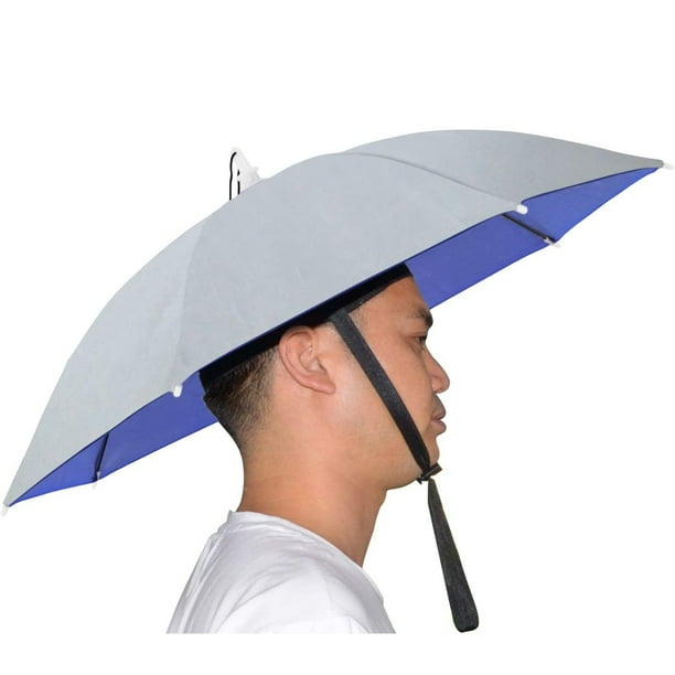 OUTDOOR UMBRELLA HAT CAP HEAD FISHING CAMPING HIKING SUN SHADE BROLLY FOLDABLE OUTDOOR UMBRELLA HAT CAP HEAD FISHING CAMPING HIKING SUN SHADE BROLLY FOLDABLE